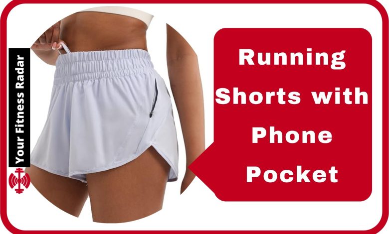 Running Shorts with Phone Pocket