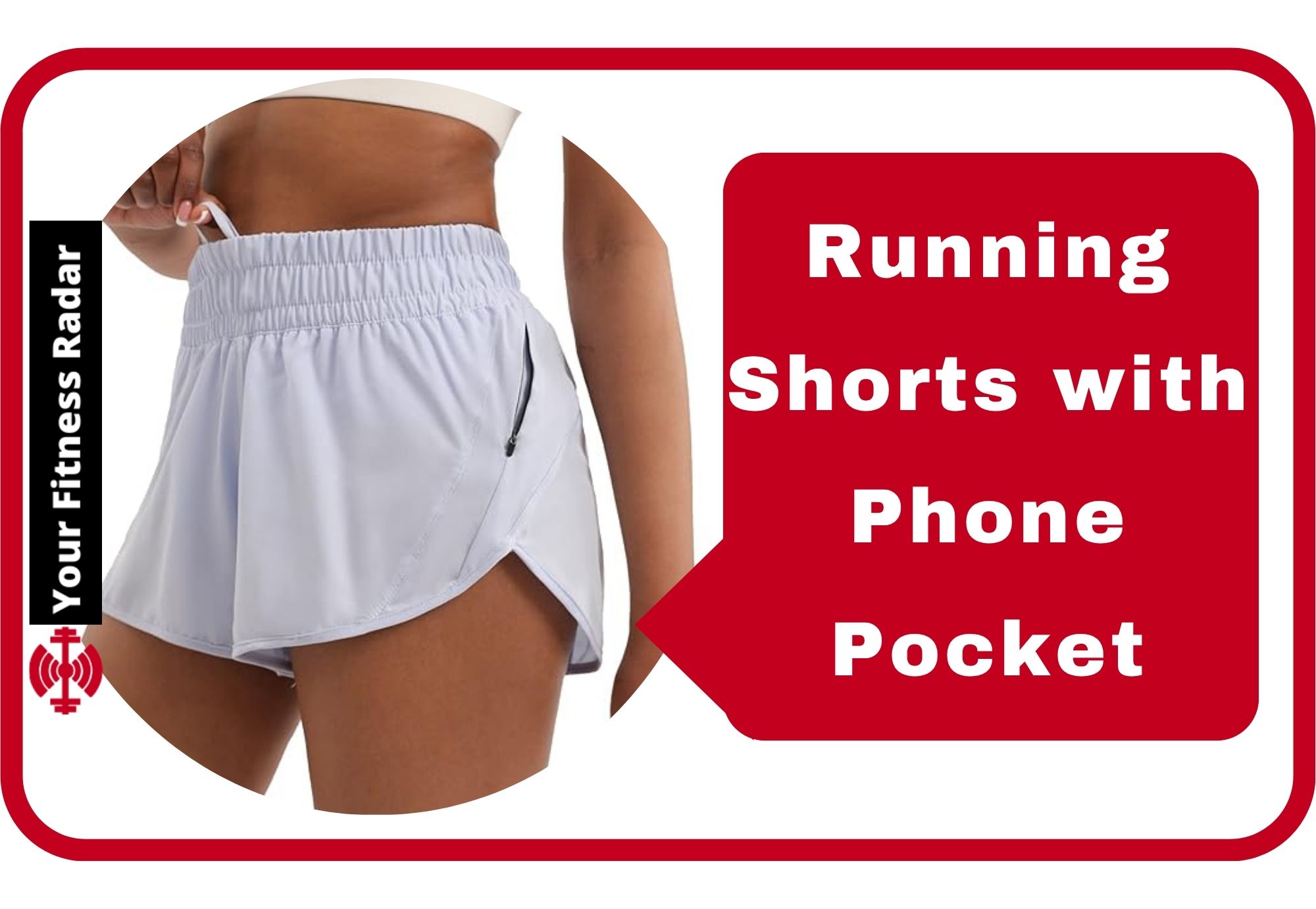 Running Shorts with Phone Pocket