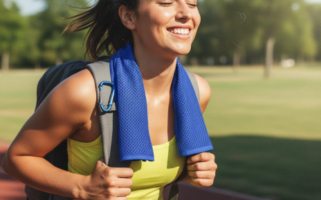 cooling towel with pouch