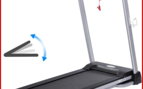 folding treadmill with cup holder