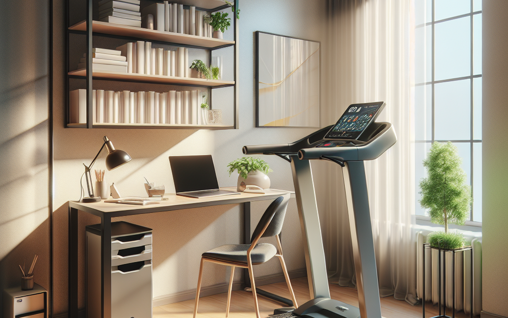 portable treadmill under desk
